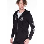 Cipo&Baxx CL240 Siyah Kapüşonlu Erkek Sweatshirt