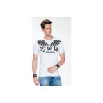Cipo&Baxx CT411 Siyah Beyaz Erkek T-shirt