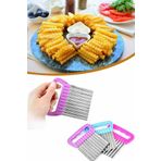Cips Patates Doğrayıcı Chips Chopper Şekilli Sebze Ve Meyve Dilimleyici