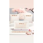 ÇIQRIK HOME 3 Adet Natural Fermuarlı Punch İşlemelik Kırlent Kılıfı 3Lü Set