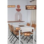 ÇIQRIK HOME Natural Vintage Organik Keten Runner Ranır 40x160 Cm- Extra Büyük