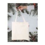 ÇIQRIK HOME Punch Bez Çanta 35x40 1 Adet Natural Keten-Pamuk Alışveriş Çantası- Punch (Panç) Için Uygundur.