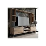 Çırağan Still Gold Tv Ünitesi 180 Cm X2137 Ceviz