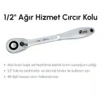 Cırcır Kolu, 1/2", Ağır Hizmet, Retta Rck0412
