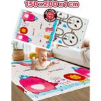 Circle Toys So Happy + Yollar , Katlanabilir Çocuk Oyun Halısı - 150X200X1 cm - Taşıma Çantası Yanında - 150 x 200 x 1 cm - Renkli