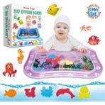 Circle Toys Tummy Time Karın Üstü Aktivite Zamanı Pembe 66x50 cm Bebek Su Oyun Matı