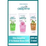 Cire Aseptine 3'lü Bakım Kremi Seti 200Ml (Aloe Vera, Gül, Avokado) CIREASEPTINEBAKIMSETX3