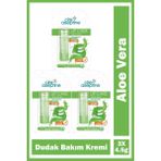 Cire Aseptine Aloe Vera Dudak Bakım Kremi 4,5 Gr 3 Adet