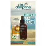 Cire Aseptine Avantajlı Yaz Paketi - Yaşlanma Ve Leke Karşıtı Yüz Güneş Koruyucu 50 Ml + Bronzlaştırıcı 90 Ml