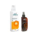 Cire Aseptine Güneş Koruyucu 50 Spf 200ml + Bronzlaştırıcı Güneş Yağı 0 Spf 90ml