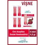Cire Aseptine Lip Care Cherry (Vişne) Renkli Dudak Nemlendirici 4,5 G X 4 Adet CIREASEPTINECHERRYX4