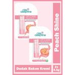Cire Aseptine Lip Care Peach Shine Renkli Dudak Bakım Kremi 4,5 Gr 2 Adet