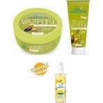 Cire Aseptine Zeytinyağlı Vazelin Kavanoz 150Ml+Zeytinyağlı Tüp 75 Ml+Limon Kolonyası 100 Ml Sprey Hediyeli
