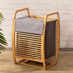 Çırpan Ev Bambu Çamaşır Sepeti 40X35X61CM