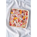 Çırpan Ev Dream Kare Sunum Tabak Desen2 27 x 27 x 2 cm