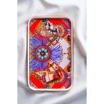 Çırpan Ev Whısper Dikdörtgen Sunum Tabak Desen1 30 x 19 x 2 cm