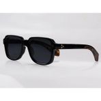 Cisse Eyewear W6038 Unisex Güneş Gözlüğü Kemik Çerçeve Polerize Cam - Siyah