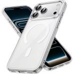 Cisteen Apple İphone 17 Pro Uyumlu Magsafe Şarj Özellikli Şeffaf Sert Pc Sararmaz Telefon Kılıfı