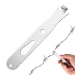 Çit Teli Germe Aracı, Barb Wire için Eskrim Araçları | Kablo Gergin Fixer - Dikenli yüksek mukavemetli ağ için altıgen delikli çok fonksiyonlu tel bükme eskrim aracı