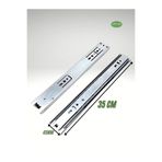 ÇİTAŞ 35 CM BİLYELİ TELESKOPİK STOPERLİ-FRENLİ ÇEKMECE RAYI (4.5 CM GENİŞLİK)