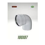 ÇİTAŞ FIRAT 100X87 KAPALI DİRSEK 3.2 MM KALINLIK PVC 90 DERECE
