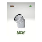 ÇİTAŞ FIRAT 50'LİK 45 DERECE PVC DİRSEK 3.2 MM 50X45'