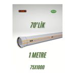 ÇİTAŞ FIRAT 75X1000 DUBLEX PVC BORU 70'LİK 1 METRE 70X2000 OLUK İNİŞ BORUSU 3.2MM KALINLIK
