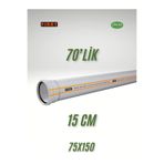 ÇİTAŞ FIRAT 75X150 DUBLEX PVC BORU 70'LİK 15 CM 70X150 OLUK İNİŞ BORUSU 3.2MM KALINLIK