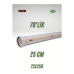 ÇİTAŞ FIRAT 75X250 DUBLEX PVC BORU 70'LİK 25 CM ÇEYREK 70X250 OLUK İNİŞ BORUSU 3.2MM