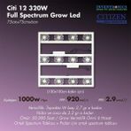 Citi 12 320W Full Spectrum Grow LED Lamba - Beyaz