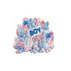 ÇITIPITISTORE 64 Parça Boy Girl Cinsiyet Parti Konsepti, Balon ve Parti Süslemeleri Seti
