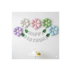 ÇITIPITISTORE Happy Birthday Folyo Set, Papatya Konsepti, 5 Adet Balon