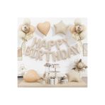ÇITIPITISTORE Happy bırthday set folyo balon doğum günü parti balon set