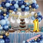 Çıtıpıtıstore Lüks 1 Yaş Balon Zincir Set