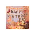 Çıtıpıtıstore Lüks 18 Yaş Happy Bırthday Doğum Günü Balon Set, 5