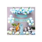 Çıtıpıtıstore Lüks Mavi 1 Yaş Balon Set