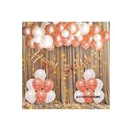 Çıtıpıtıstore Lüks Rose Gold Doğum Günü Balon Zincir Set