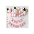 Çıtıpıtıstore Makaron Pembe Doğum Günü Balon Seti