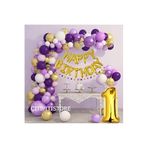 Çıtıpıtıstore Mor 1 Yaş Balon Seti, 4837589347583479