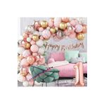 Çıtıpıtıstore Rose Gold Lu 1 Yaş Doğum Günü Balon Zincir Set, 545686756