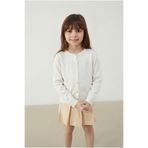 Çıtır Betüş Kids Pearl Kız Çocuk Düğmeli Basic Triko Hırka