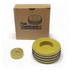 Çıtırtılı Sesler Plak Stabilizatörü + 7" Plak Adaptörü (Sarı)