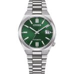 Citizen NJ0200-50X Tsuyosa 37 mm Otomatik Kol Saati Erkek Çelik Kasa Suya Dayanıklı Yeşil Kadran - Standart
