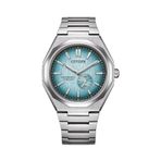 Citizen Zenshin 60 Super Titanium Small Seconds NK5020-58L Otomatik Erkek Kol Saati Metalik Gri