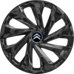 Citroen Ax 14 Inç Jant Kapağı Amblemli Piano Black 4 Adet 1 Takım 216