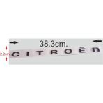 Citroen Bagaj Yazısı Pleksi Lazer Kesim - 0.1 - Krom