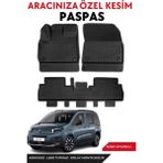 Citroen Berlingo 2022 Model Araca Özel Havuzlu Paspas Takım - Siyah