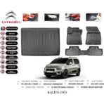 Citroen Berlingo 2024 Model 3D Bagaj Havuzu+4d Havuzlu Paspas Setii - Siyah
