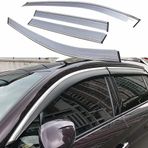 Citroen C-Elysee 2000-2021 için araba rüzgar deflektörleri, hava kalkanı güneş siperliği yağmur muhafızları oto aksesuarları, 4 parça set