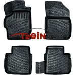Citroen C-Elysee 2012 3D Havuzlu Paspas Siyah - Araca Özel - Çok Renkli